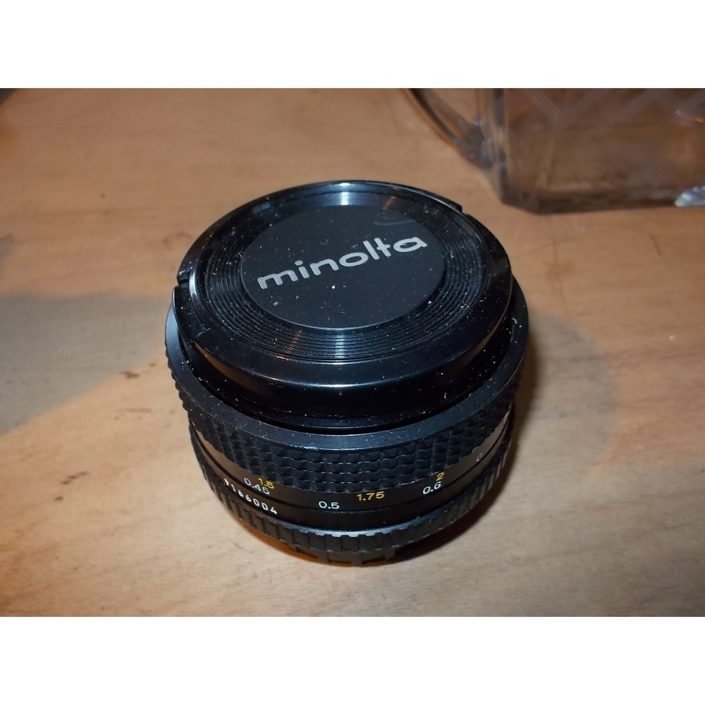 Minolta MD 50mm f1.7 Prime Lens Manual Focus SR Mount Japan 49mm Filter 9166004